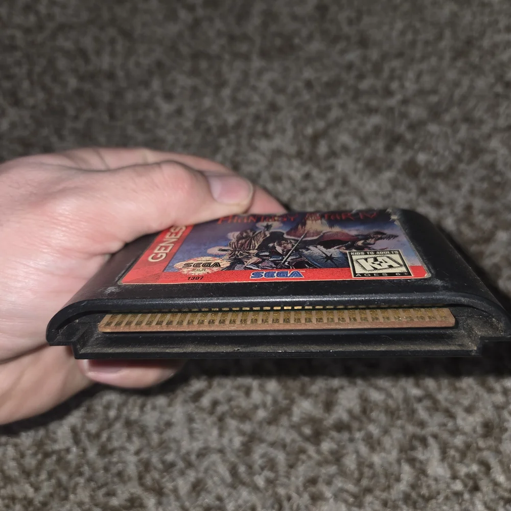Sega Genesis Phantasy Star IV Game Cartridge